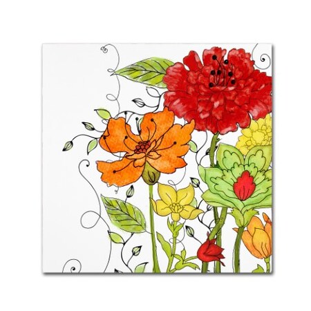 Trademark Fine Art Color Bakery 'Aria II' Canvas Art, 18x18 ALI4685-C1818GG